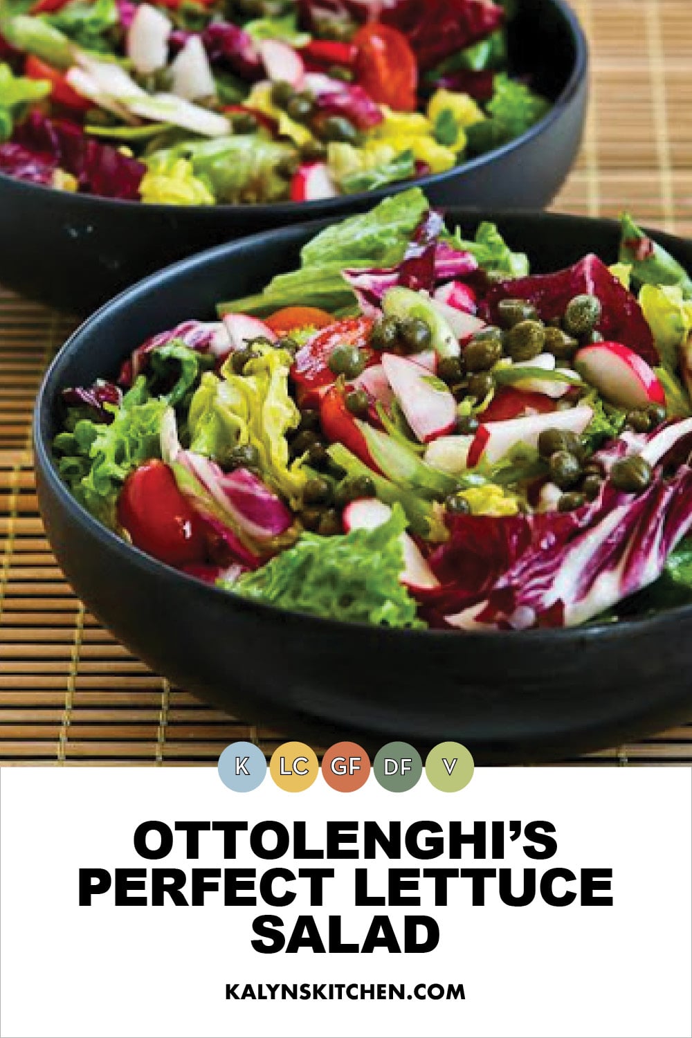 Pinterest image of Ottolenghi's Perfect Lettuce Salad