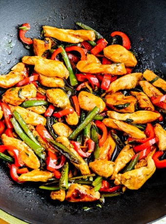 Ginger Chicken Stir Fry close-up photo