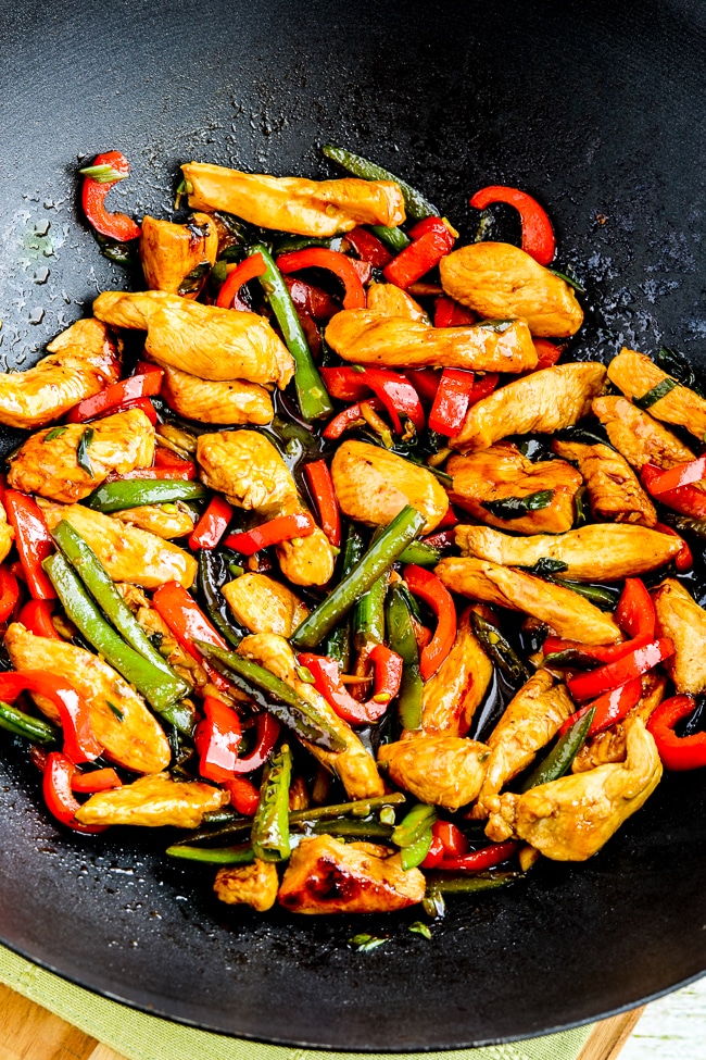 Ginger Chicken Stir Fry close-up photo