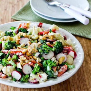 Broccoli Cauliflower Radish Salad