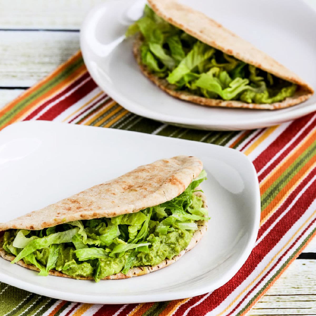 Square image for Spicy Avocado in Low-Carb Pita Bread