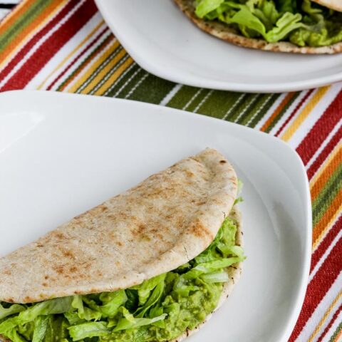 Close-up photo for Easy Spicy Avocado in Low-Carb Pita Bread