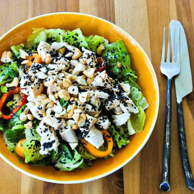 Asian Chopped Salad with Chicken square image