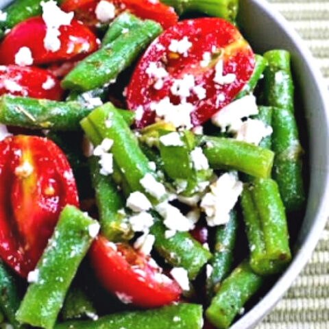 Green Bean, Tomato, and Feta Salad vertical image