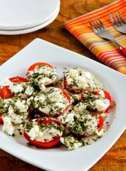 Summer Tomato Salad with Goat Cheese