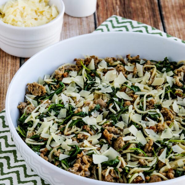 Spaghetti with Sausage and Arugula Kalyn's Kitchen