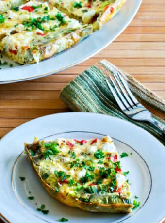 square image of Slow Cooker Breakfast Casserole with Artichokes