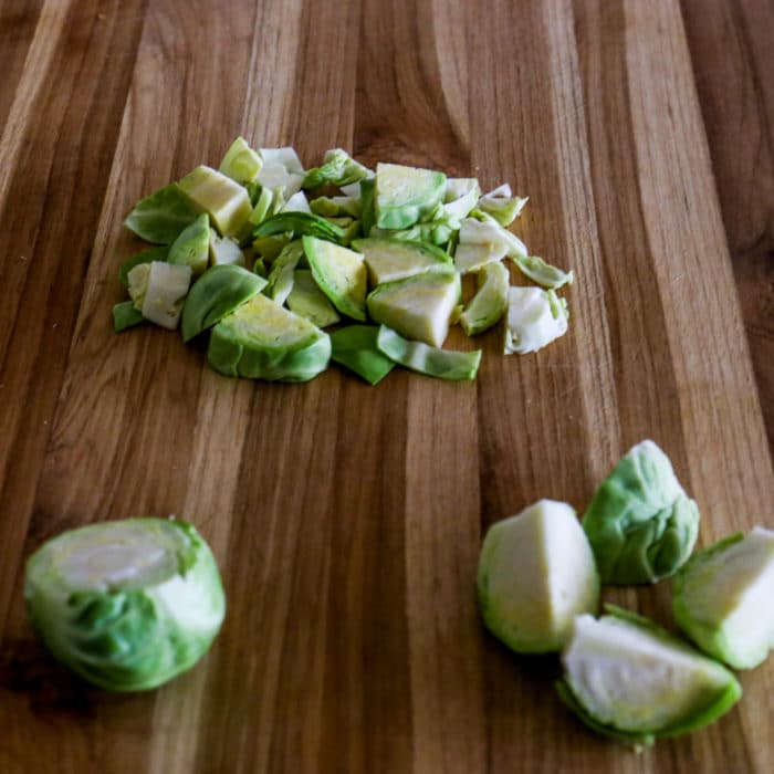 How to cut shredded brussels sprouts photo