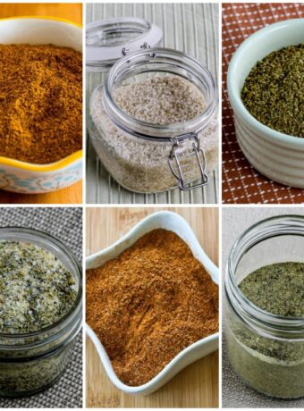 Spice Blends to Give for a Holiday Gift collage of featured recipes
