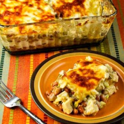 Mexican Chicken Casserole with Pinto Beans
