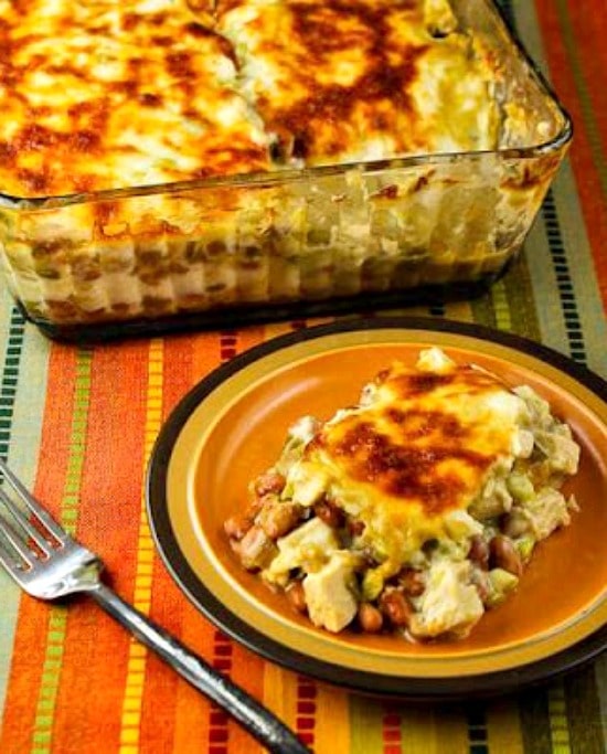 Mexican Chicken Casserole with Pinto Beans