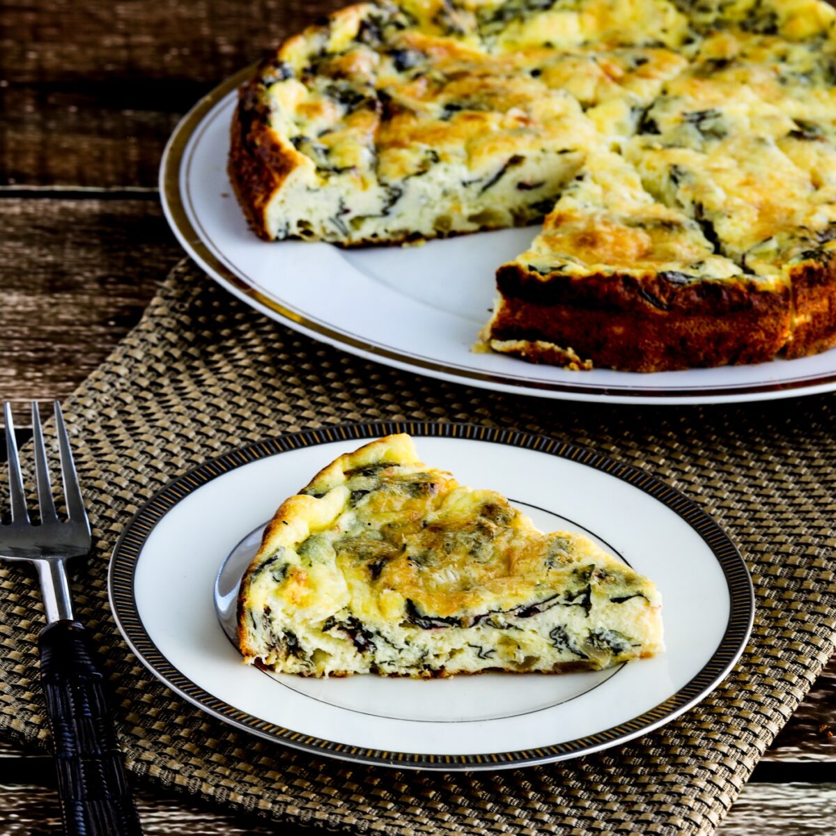 Swiss Chard and Goat Cheese Custard Bake Kalyn's Kitchen