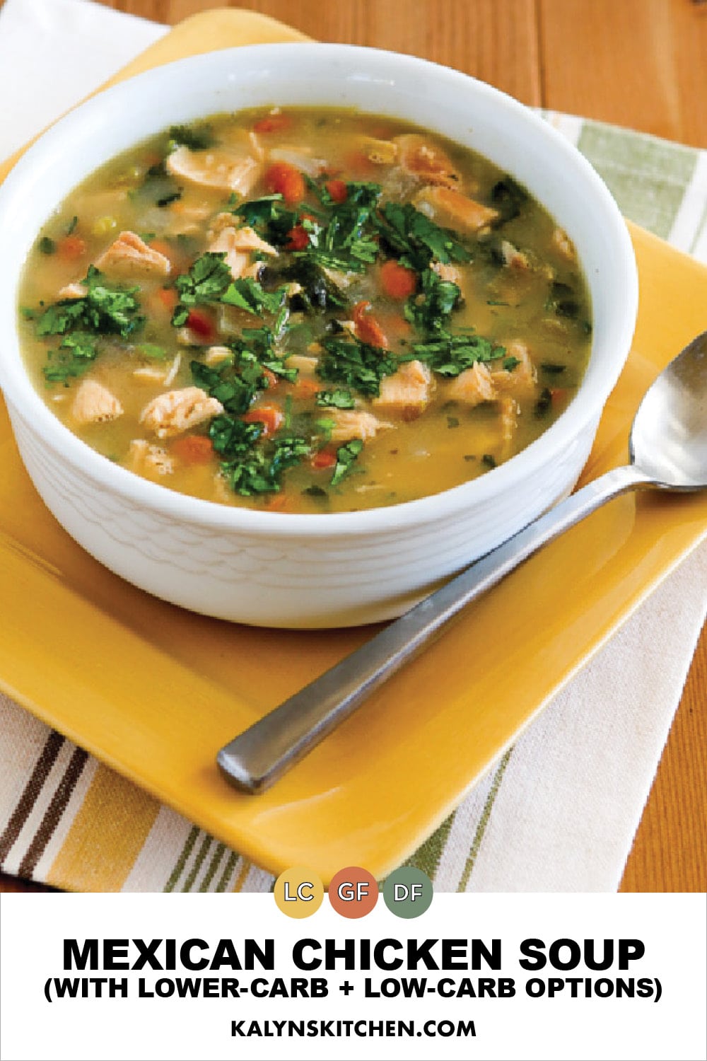 Pinterest image of Mexican Chicken Soup