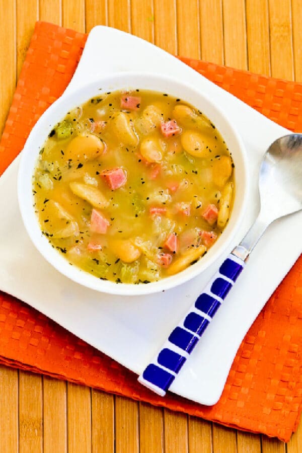Butter Bean Soup (with Ham and Cabbage) Kalyn's Kitchen