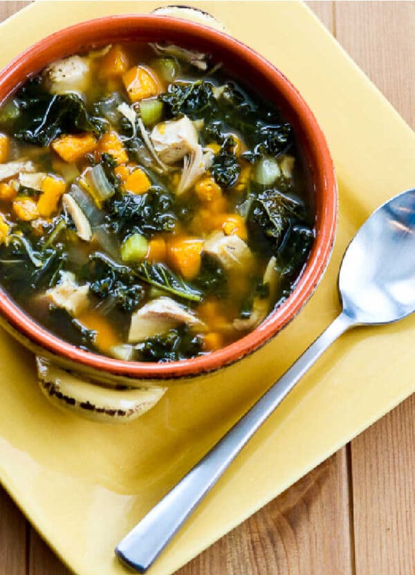 Slow Cooker Turkey Soup with Kale and Sweet Potatoes Kalyn's Kitchen