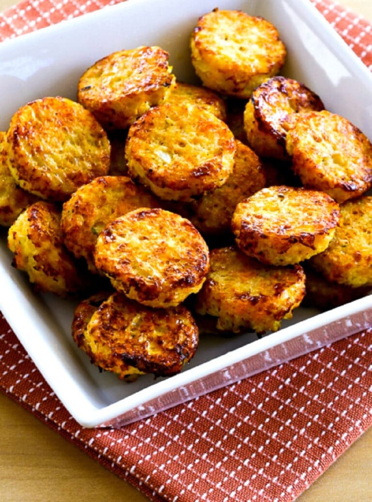 Cheesy Baked Cauliflower Tots (Video) Kalyn's Kitchen