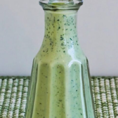 bottle of Green Goddess Dressing
