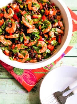 Shrimp and Black Bean Salad