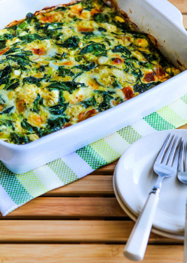Power Greens Breakfast Casserole Kalyn's Kitchen