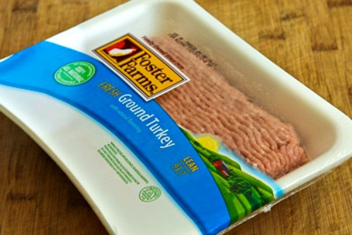 Foster Farms ground turkey in package