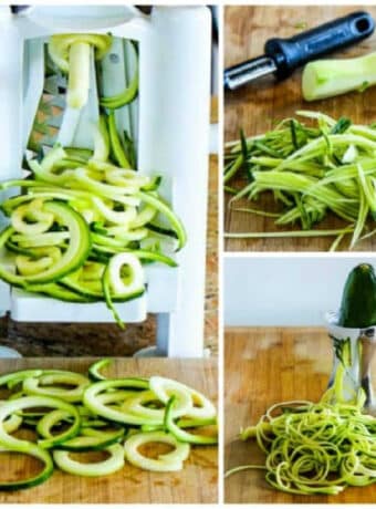 How to Make Zucchini Noodles top collage