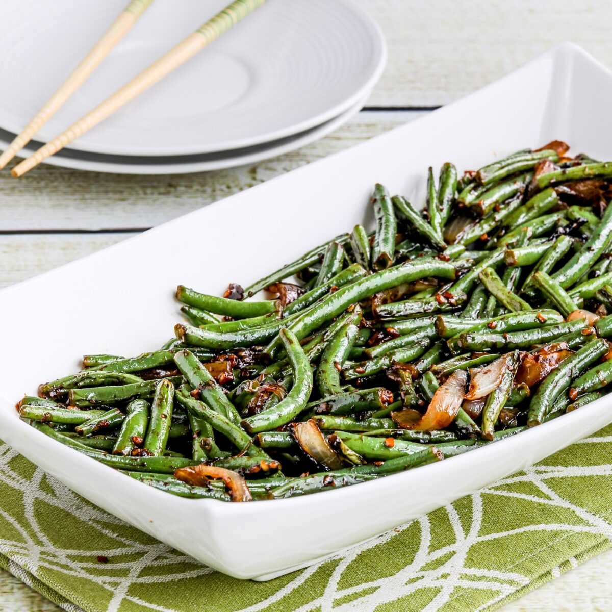 Chinese Stir Fry Green Beans (18 Minutes) - Two Kooks In The Kitchen