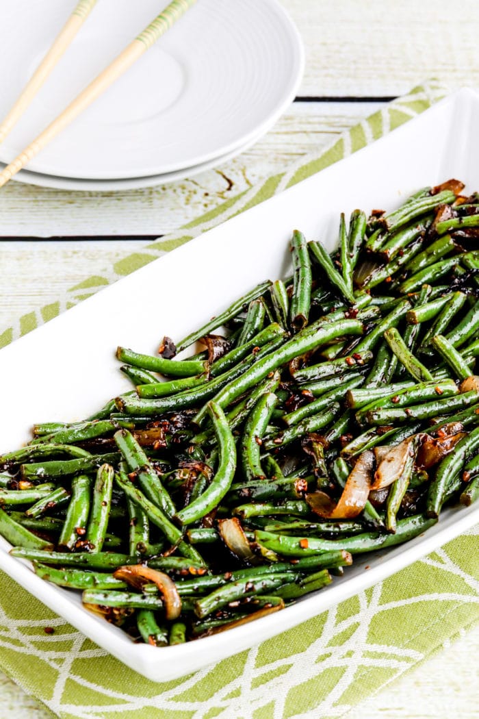 Garlicky Green Beans Stir Fry