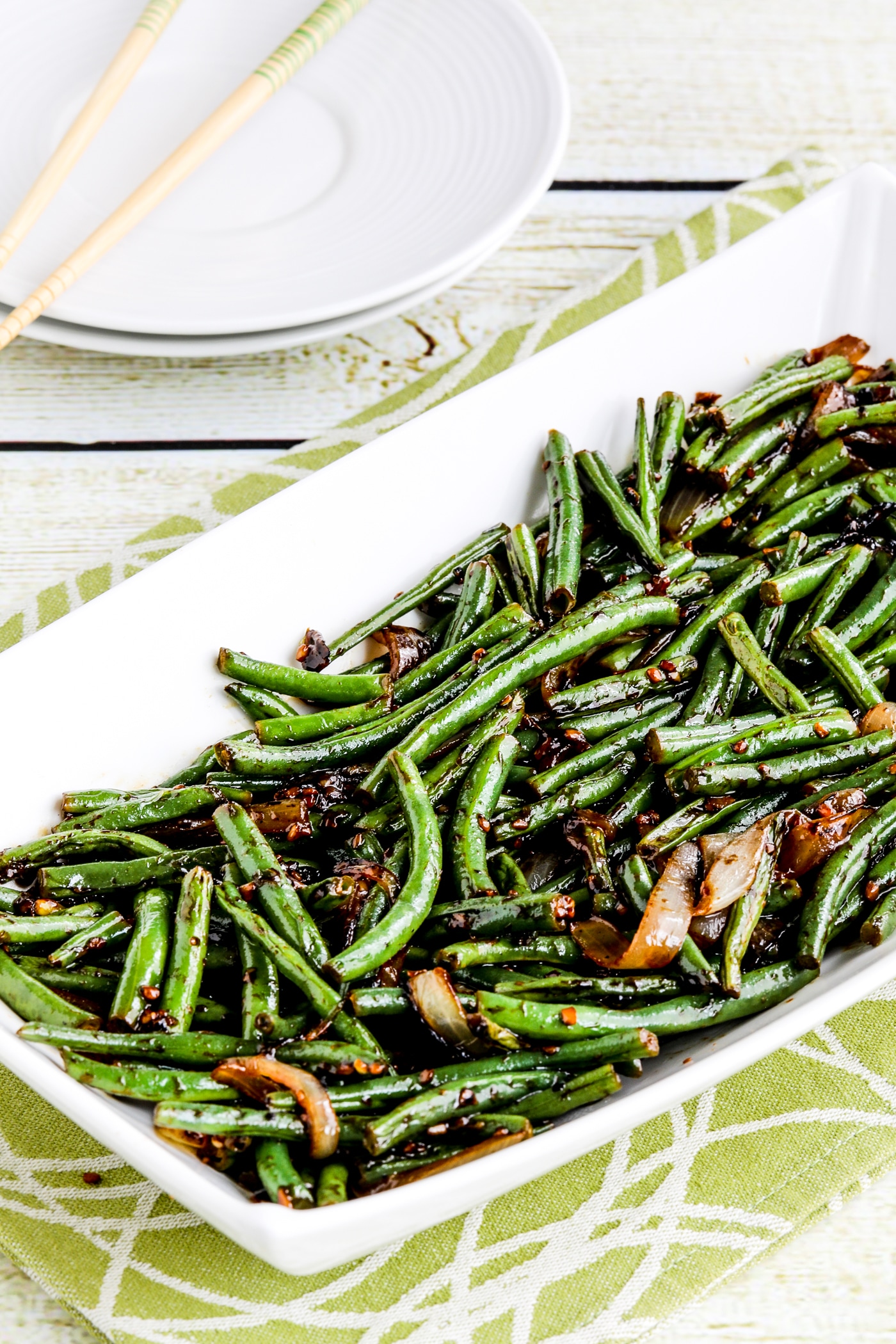 Garlicky Green Beans Stir Fry – Kalyn's Kitchen