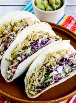 Green Chile Chicken Tacos (Video)