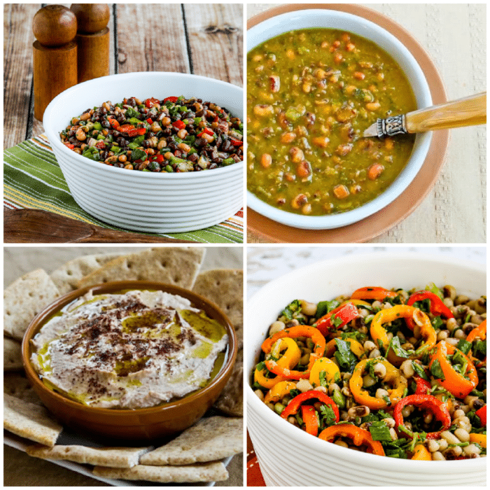 Black-Eyed Pea Recipes collage of featured recipes