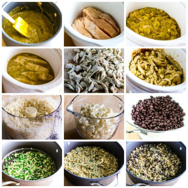 Slow Cooker Green Chile Chicken Bowl Kalyn's Kitchen