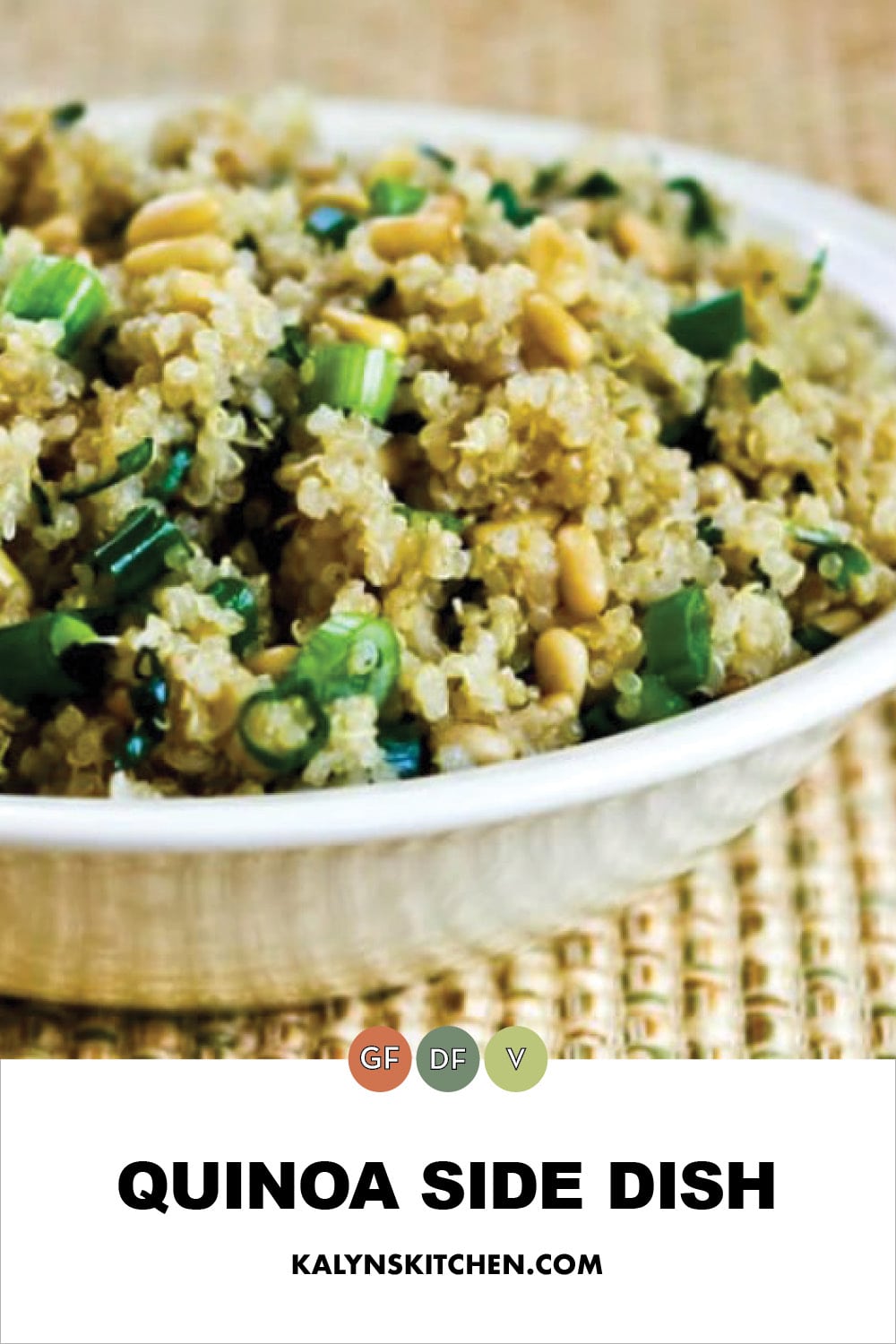 Pinterest image of Quinoa Side Dish