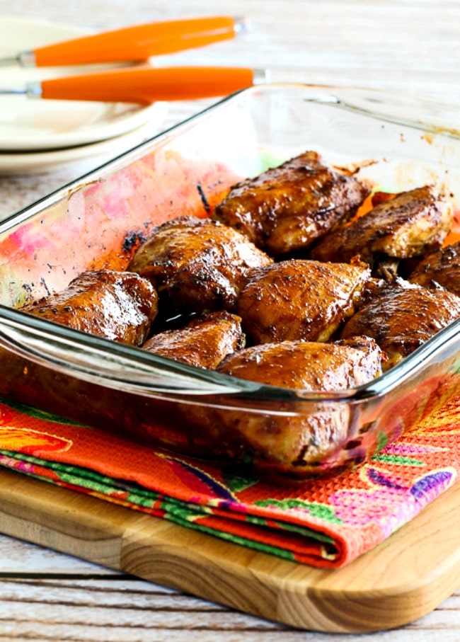 Sweet and Spicy Baked Sriracha Chicken close-up photo