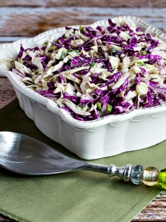 coleslaw with blue cheese dressing Red cabbage