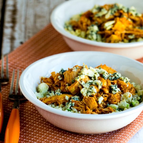 Buffalo Chicken Cauliflower Rice Bowl Kalyn's Kitchen