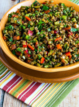 Lentil Salad with Green Olives