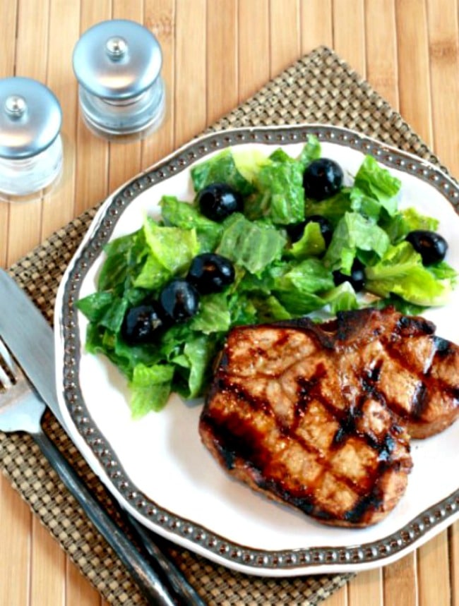 Grilled Ginger Soy Pork Chops