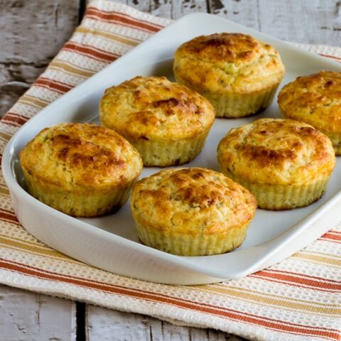 Cottage Cheese  Breakfast Muffins with Bacon 