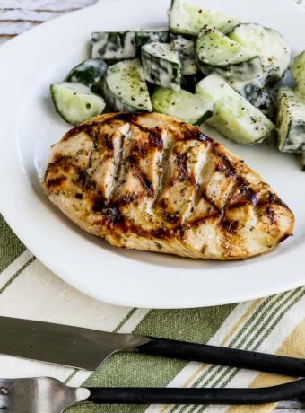Close-up photo for Very Greek Grilled Chicken