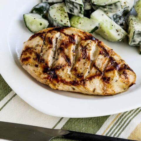 Close-up photo for Very Greek Grilled Chicken