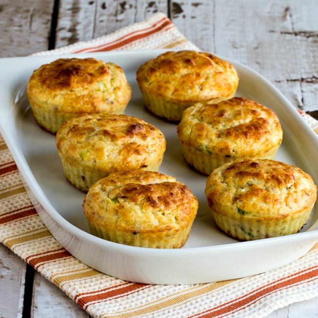 Cottage Cheese and Egg Breakfast Muffins with Bacon thumbnail photo