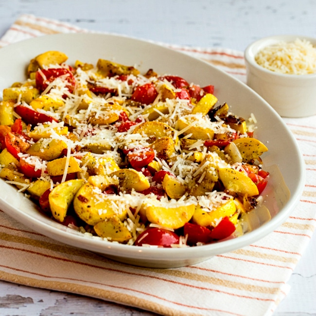 Val's Easy Yellow Squash with Tomatoes and Parmesan square thumbnail photo