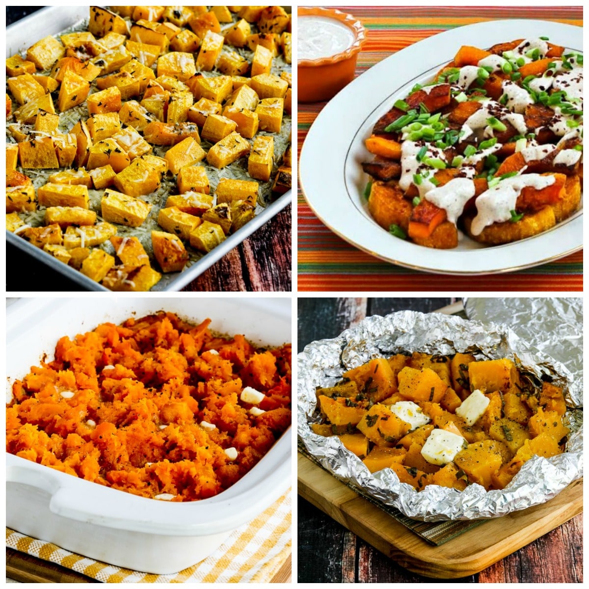 My Top Ten Butternut Squash Recipes photo collage