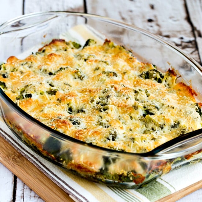 Low-Carb Broccoli Gratin with Swiss and Parmesan thumbnail image