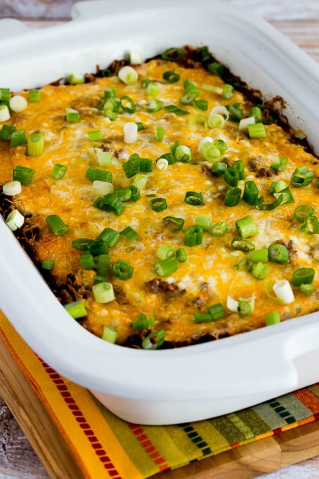 Slow Cooker Mexican Lasagna Casserole (Video) – Kalyn's Kitchen