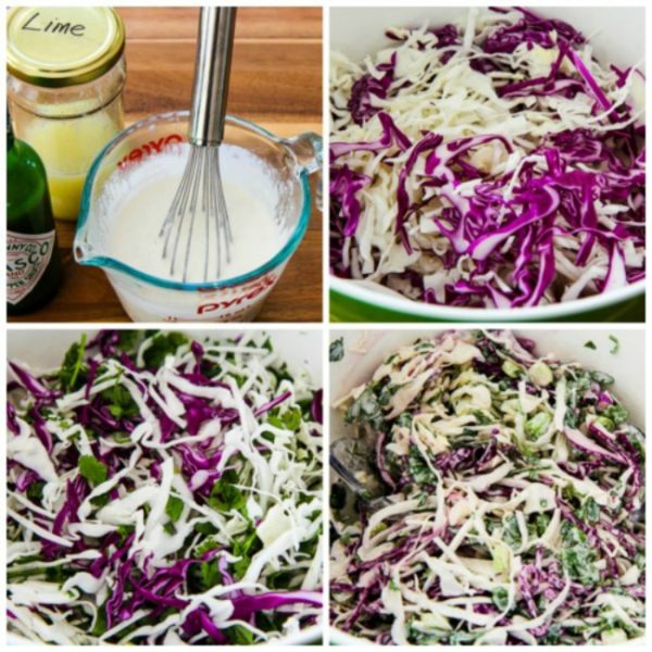 Low-Carb Spicy Mexican Slaw with Lime and Cilantro