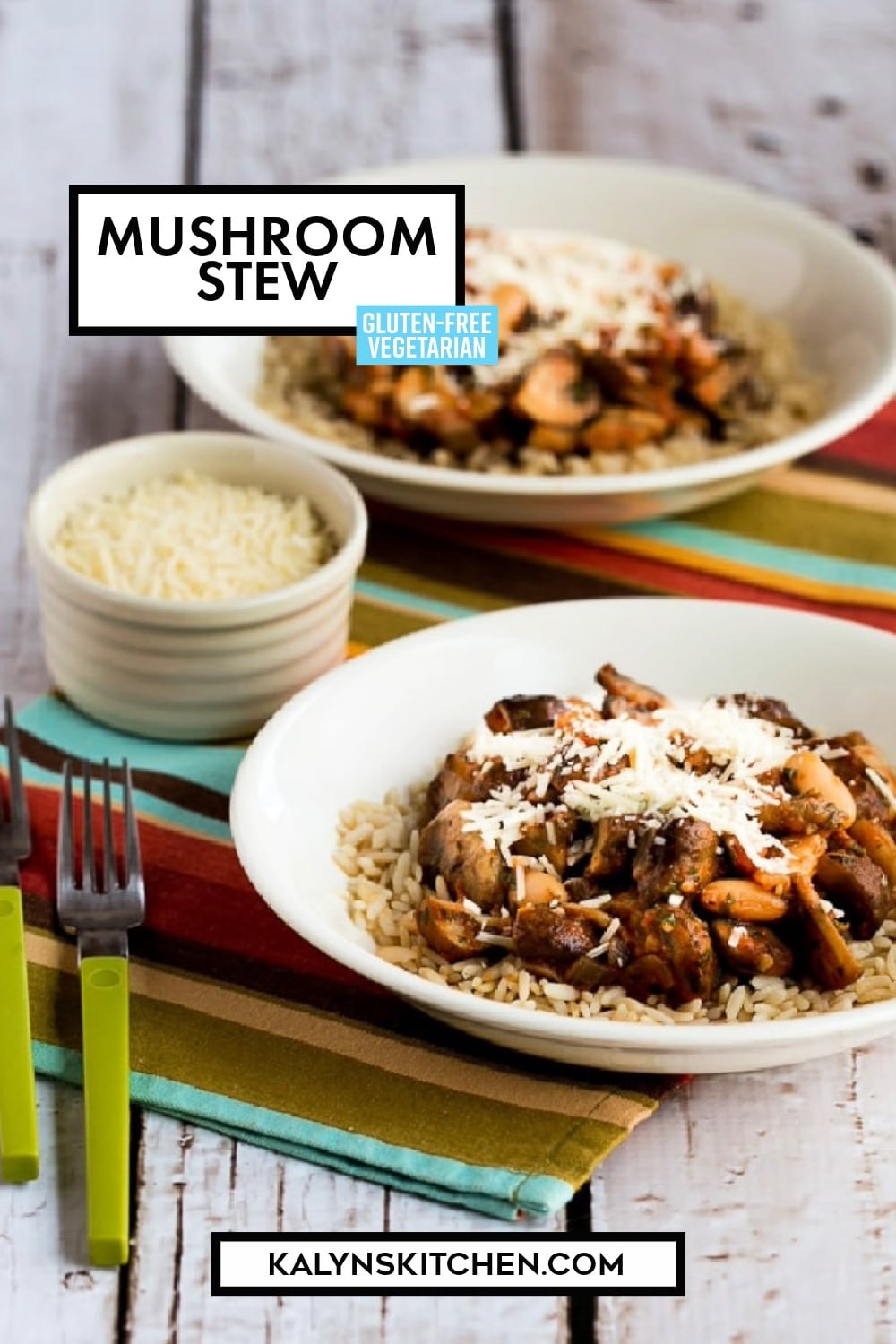 Pinterest image of Mushroom Stew