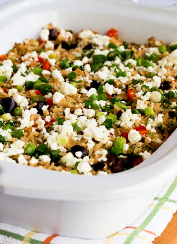 Greek Slow Cooker Rice Kalyn's Kitchen