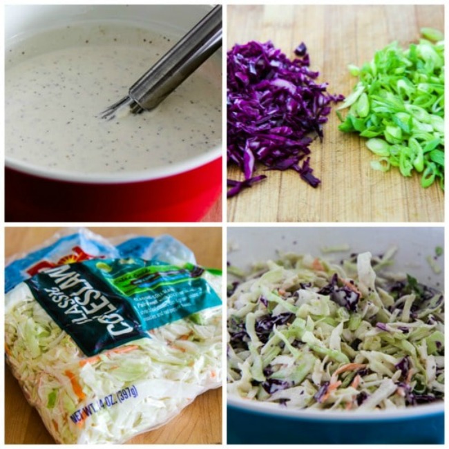 Kalyn's Low Carb Coleslaw found on KalynsKitchen.com