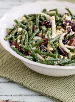 Green Bean Salad with Greek Olives and Feta Cheese (Video)